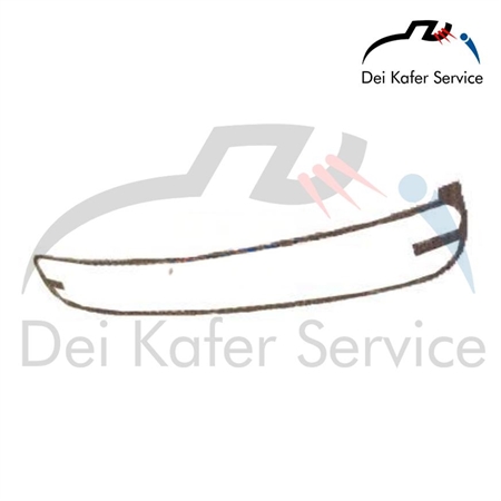 PARAURTI ATERIORE - CORNICE GRIGLIA SENZA FENDI NEW BEETLE