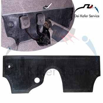 TAPPETO FRONTALE PEDALIERA IN GOMMA MAGGIOLINO ...07/59 LHD