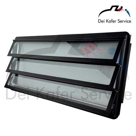 FINESTRA SCORREVOLE COMPLETA SX, NERA, T25 WESTFALIA 09/84-07/92