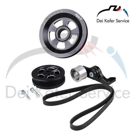 GENARATOR PULLEY 12VOLT , CHROME