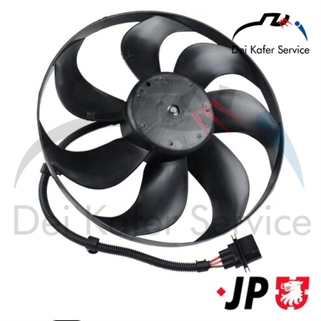 RADIATORE, VENTOLA NEW BEETLE 1.4-2.0 (incl. D) 01/1998-05/2001