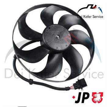 RADIATORE, VENTOLA NEW BEETLE 1.4-2.0 (incl. D) 01/1998-05/2001