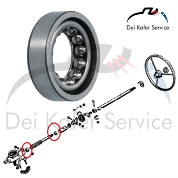 SCATOLA GUIDA - CUSCINETTO per MAGGIOLINO, KG, 181, TYPE 3