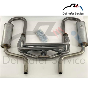 SCARICO SPORT B.A.S. ACCIAIO INOX VW MAGGIOLINO, KG, 181