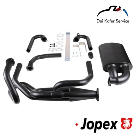 SCARICO SPORTIVO COLLETTORE FUSO 4 in 1, TUBI Ø38 mm OD + KIT