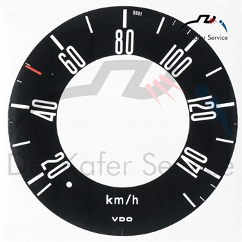 CONTACHILOMETRI - ADESIVO DI CONVERSIONE MPH-KMH per T2 1973-79