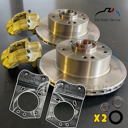 KIT FRENI A DISCO ANTERIORI VENTILATI MAGGIOLINO 1966 IN POI