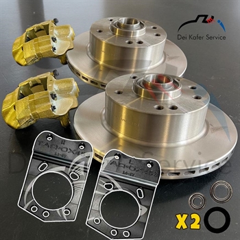 KIT FRENI A DISCO ANTERIORI VENTILATI MAGGIOLINO 1966 IN POI