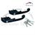 MANIGLIE PORTA NERA CON CHIAVI T25 05/79-07/92 (2 PZ, 4 CHIAVI)