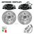 VENTED BRAKE DISC KIT, FRONT (KIT FOR BRAKE DRUM)
