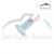 PORTA SCORREVOLE T2 08/67-07/79 - CLIP PER COPERTURA STAFFA SUP.