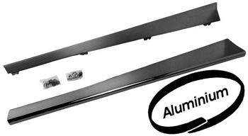 RUNNING BOARDS, ALUMINIUM Made of 3 mm strong aluminium with len
