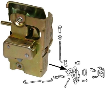 DOOR LOCKS DOOR LOCKS  Door lock, left, 8.55-7.66