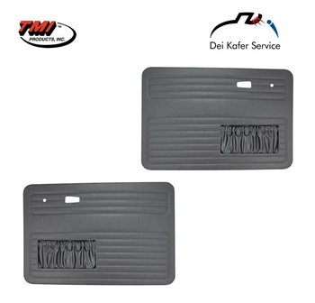 DOORPANEL SET 2 PCS FRONT 67- BLACK