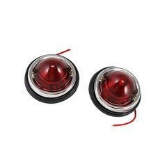 RED ROUND LIGHTS (PAIR)