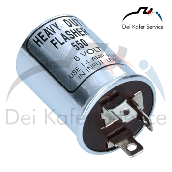 TURN SIGNAL RELAY 6 VOLT / 3 PIN