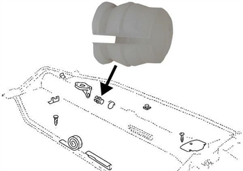 SHIFT SHAFT BUSHING + CLIP