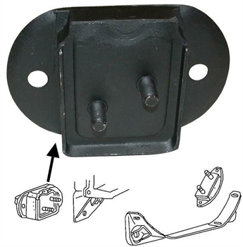 FISSAGGI - SILENTBLOCK INIZIALE CAMBI0 08/65-07/72, TYPE3 65-67