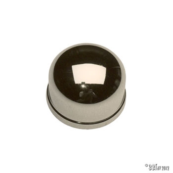 CHROME OIL CAP ( DOMED )