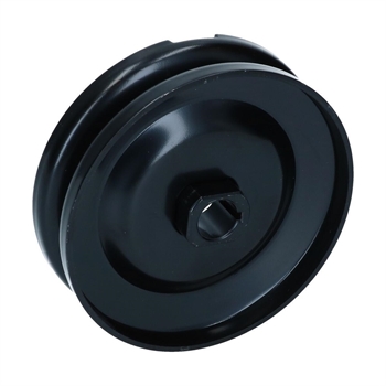 12 VOLT PULLEY, BLACK