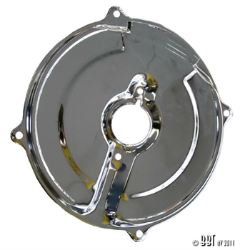 CHROME FAN BACKING PLATE