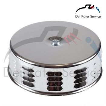 CHROME AIR FILTER WITH LOUVERS