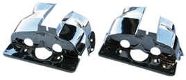 CHROME CYLINDER COVERS SINGLE PORT