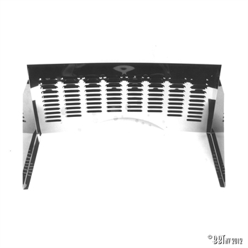 CHROME LOUVERED FIREWALL