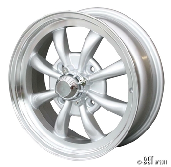 EMPI 8-SPOKE 4-LUG SILVER