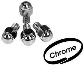 CHROME 4 LUG BOLTS (4 PCS)