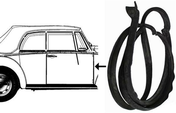 GUARNIZIONE PORTA DX CABRIO 08/64-07/79 TQ