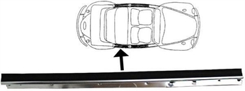 RASAVETRO POSTERIORE ESTERNO SX CROMATO CABRIO 08/65-07/79