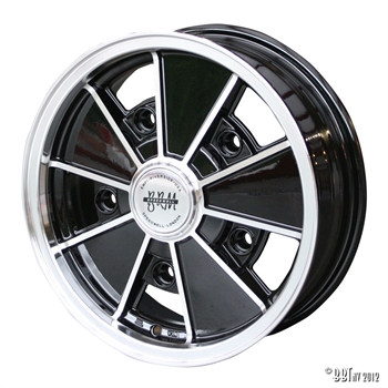 BRM WHEEL RIM ALUMINIUM/BLACK 5-HOLE