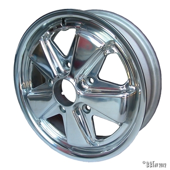 FLAT4 911 STYLE WHEEL 4.5X15 POLISHE