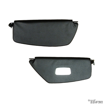 SOO SUNVISORS T1 65-67 PAIR BLACK/MI