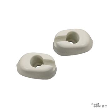 SUNVISORCLIPS 65-67 PAIR/WHITE