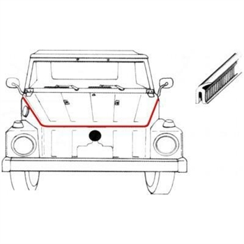 FRONT HOOD SEAL TYPE181