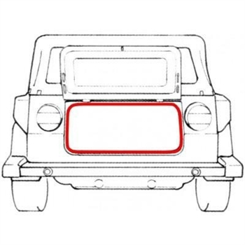 REAR DECK LID SEAL TYPE181