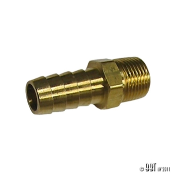 BRASS BARBED HOSE FITTING 3/8'