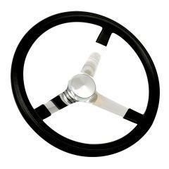 STEERING WHEEL 14.5'  3SPOKE CHROME