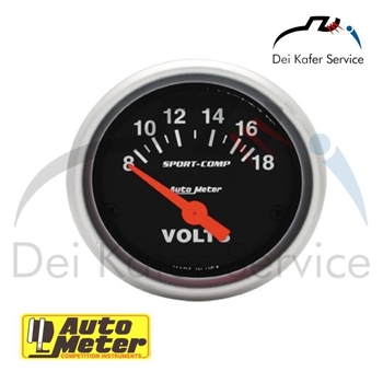 VOLTMETRO SPORT COMP DIAMETRO 52MM 8-18 VOLT