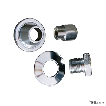 CHROME NUT, BOLT AND NUT