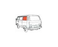 REAR SIDE WINDOW T25 05/79-07/92