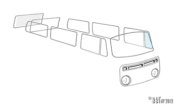 DEFLETTORE APRIBILE - VETRO PORTA SX T2 68-79