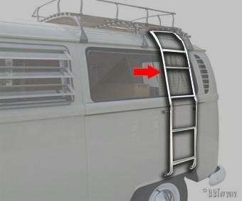 SIDE LADDER FOR ROOF RACK T2  (STAIN