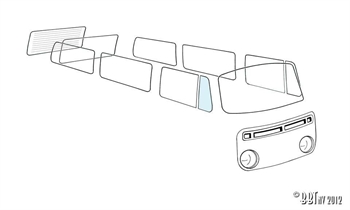 DEFLETTORE APRIBILE - VETRO PORTA DX T2 68-79