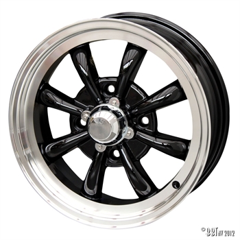 EMPI 8-SPOKE 4-LUG BLACK