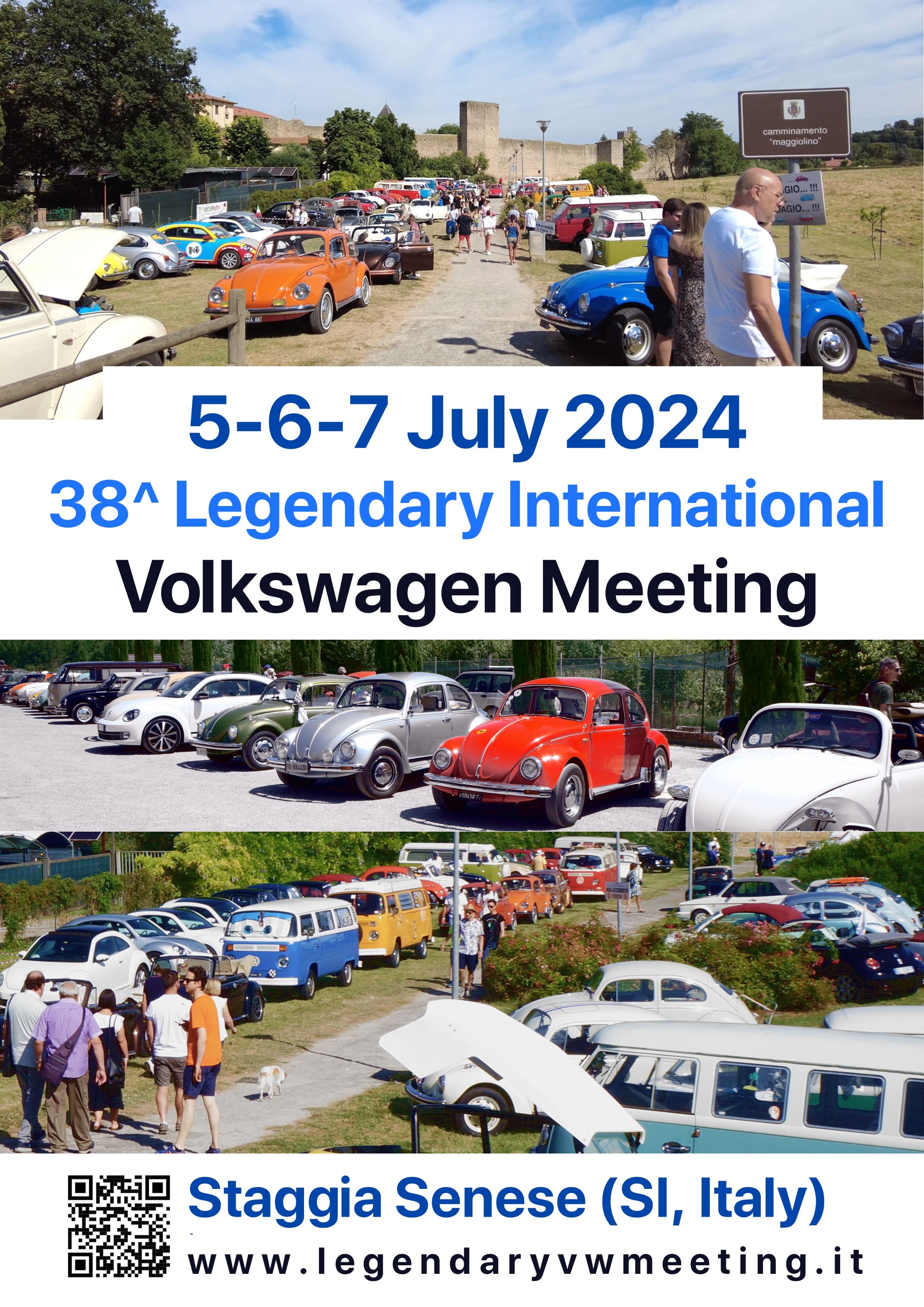 38º Legendary International Volkswagen Meeting, Staggia Senese, Siena, Luglio 2024